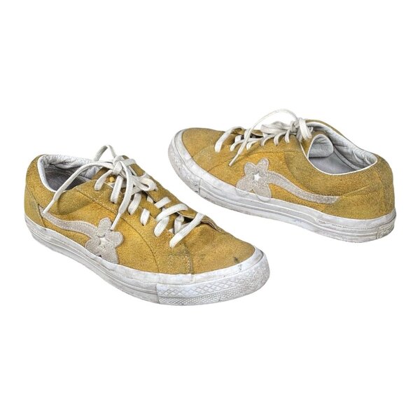 Converse Golf LE FLEUR Tyler The Creator UNISEX Women's‎ Sz US 8 Yellow Shoes - Picture 1 of 16